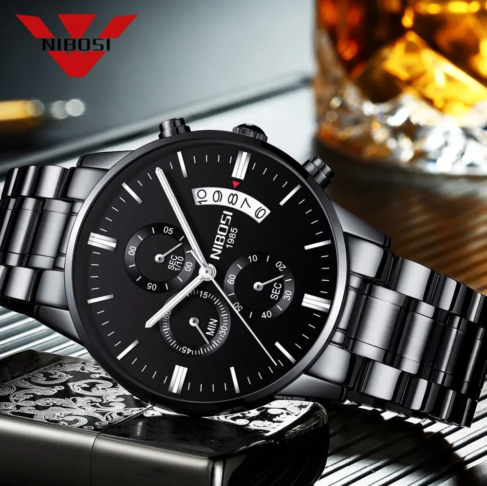 NIBOSI Relogio Masculino Men Watch